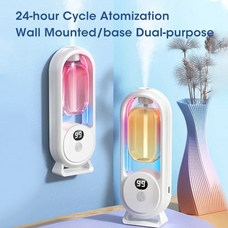 Home Fragrance Oud - 自動ホームフレグランスマシン、エッセンシャルオイルディフューザー、ネブライザー式香水噴霧器、キッチンとトイレの消臭用