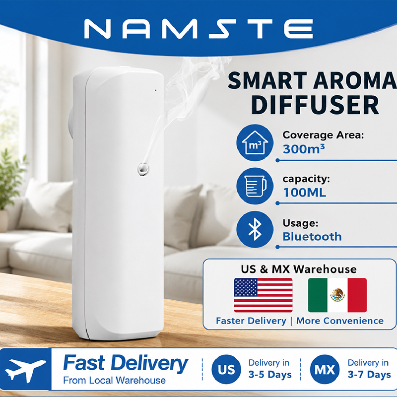 NAMSTE アロマオイルディフューザー Bluetooth - Home Fragrance Oud のレビューと価格
